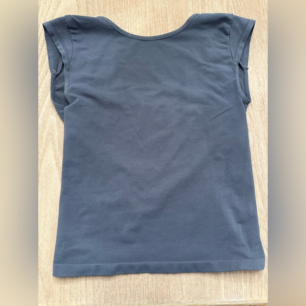 Free people intimates seamless gray cap sleeve crop top xs/s